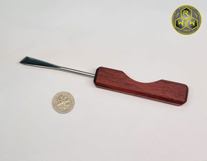 NW53 Padauk Wood Handle Dabber, Dab Tool With Katana Tip