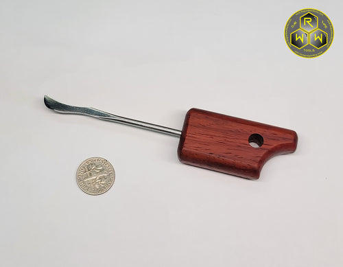 NW54 Padauk Wood Handle Dabber, Dab Tool With Machete Tip