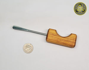 NW59 Canary Wood Handle Dabber, Dab Tool With Round Tip