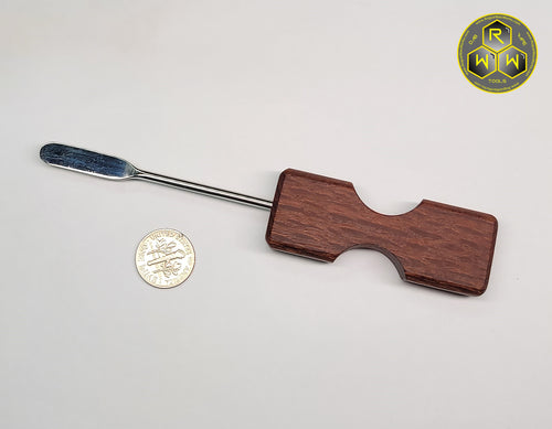 NW68 Lacewood Handle Dabber, Dab Tool With Paddle Tip