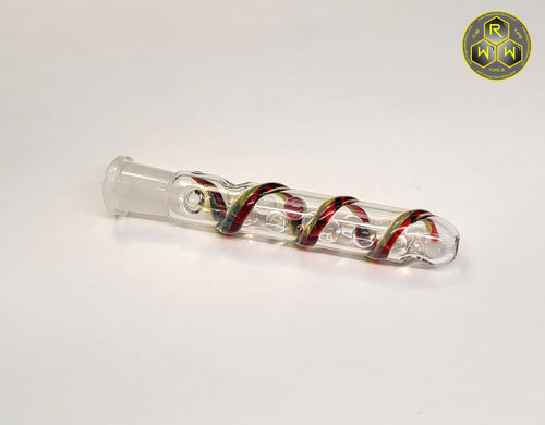 CS01 Heady Quartz Bead Filled Cooling Stem - With Carb, 14mm - Regular Glass